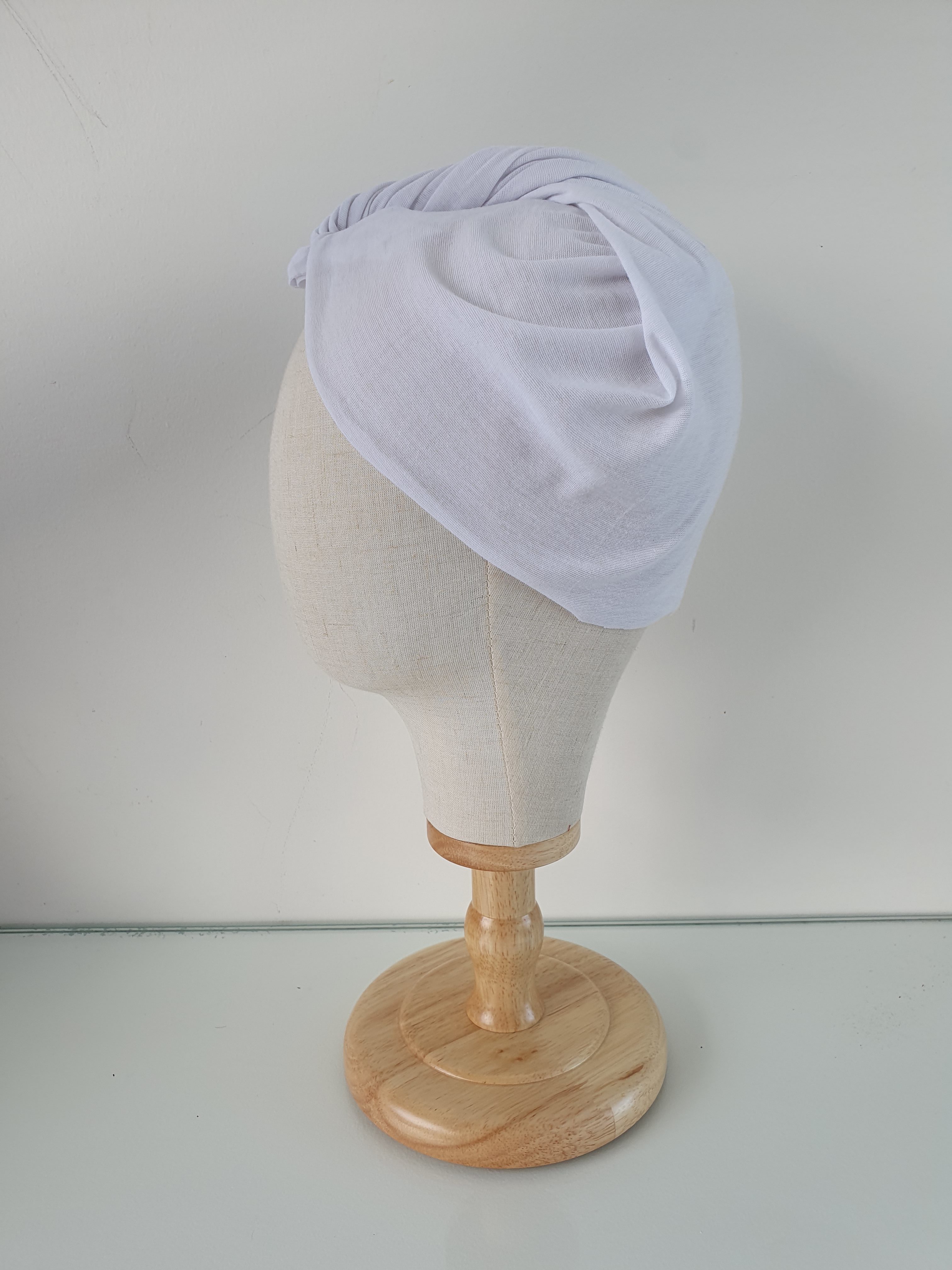 Bonnet tube blanc – Image 4