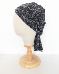 Bonnet turban prénoué 95% bambou