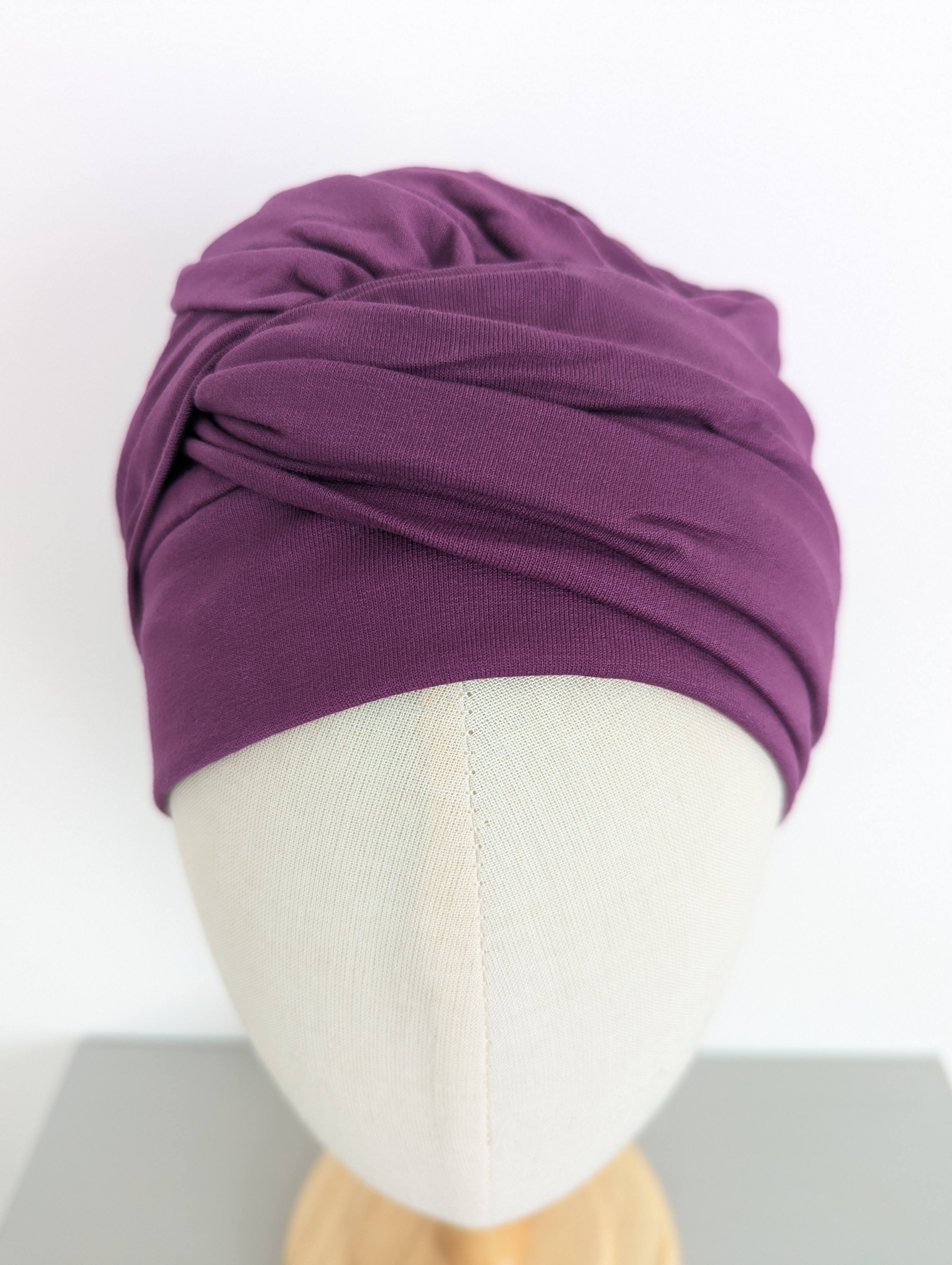 Bonnet violet 95% bambou – Image 4