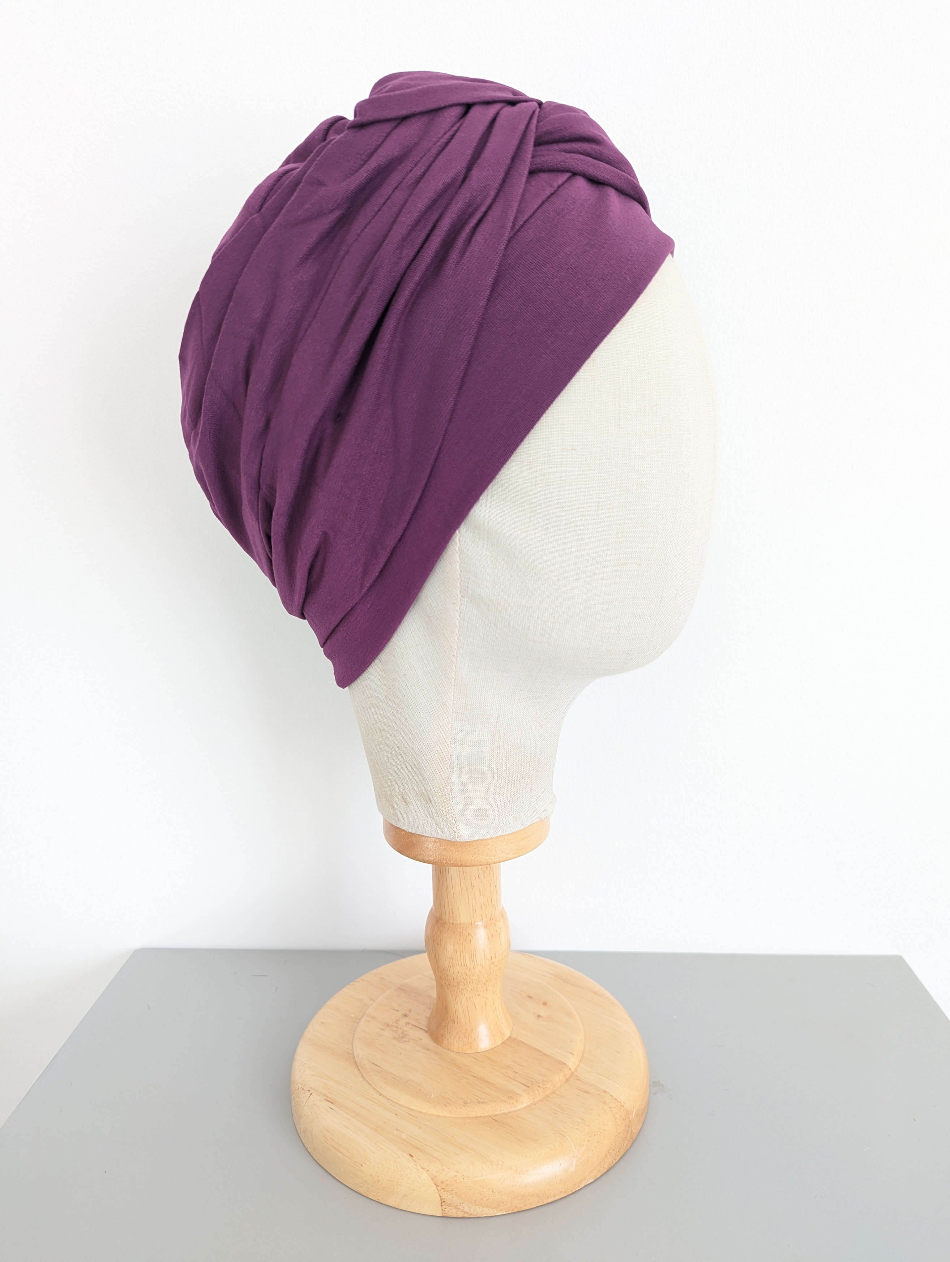 Bonnet violet 95% bambou – Image 3