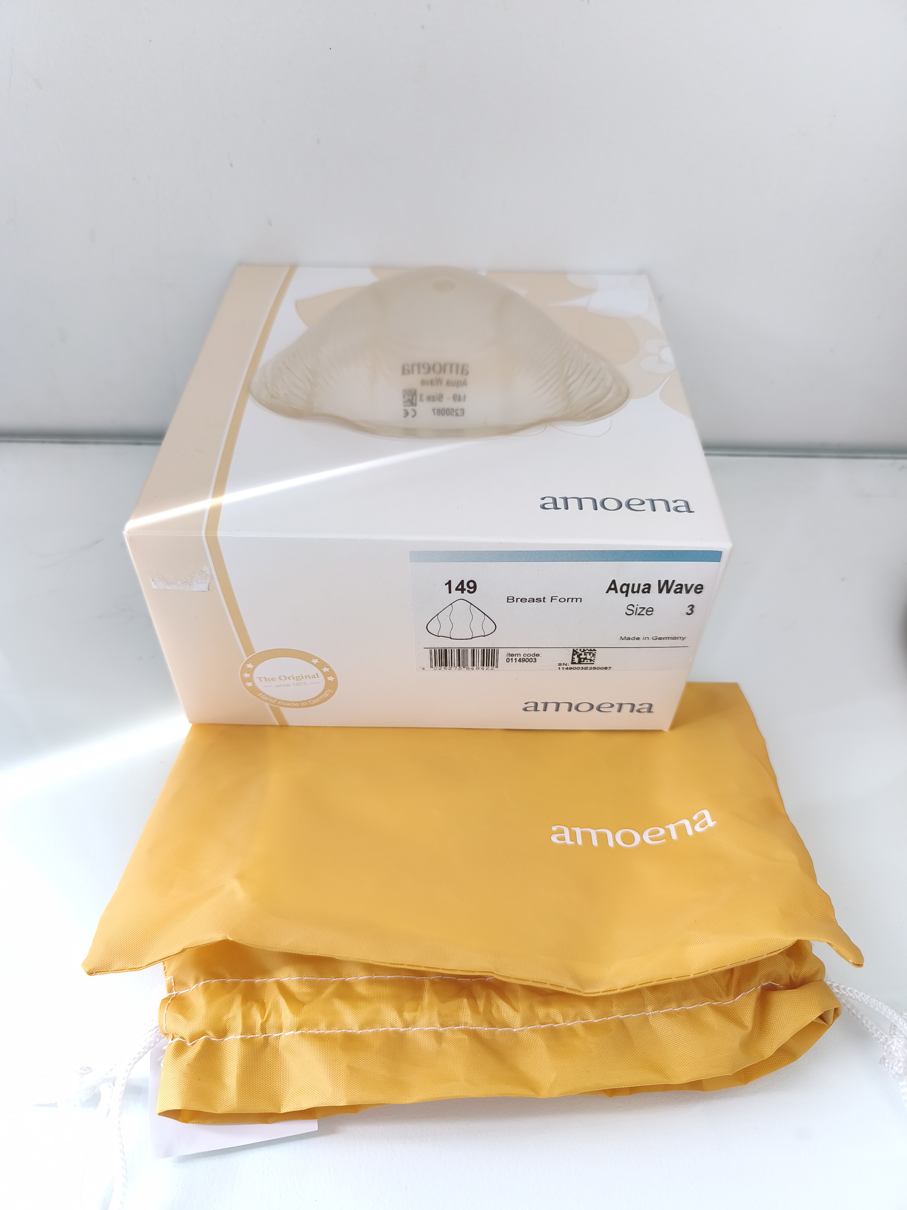 Prothèse mammaire aquatiqu Amoena Aquawave taille 3