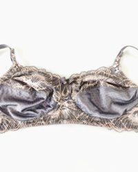 Soutien gorge Amoena gris et rose Floral Chic SB 100A