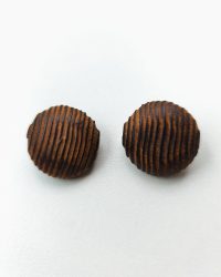 Boucles d'oreilles clip en bois