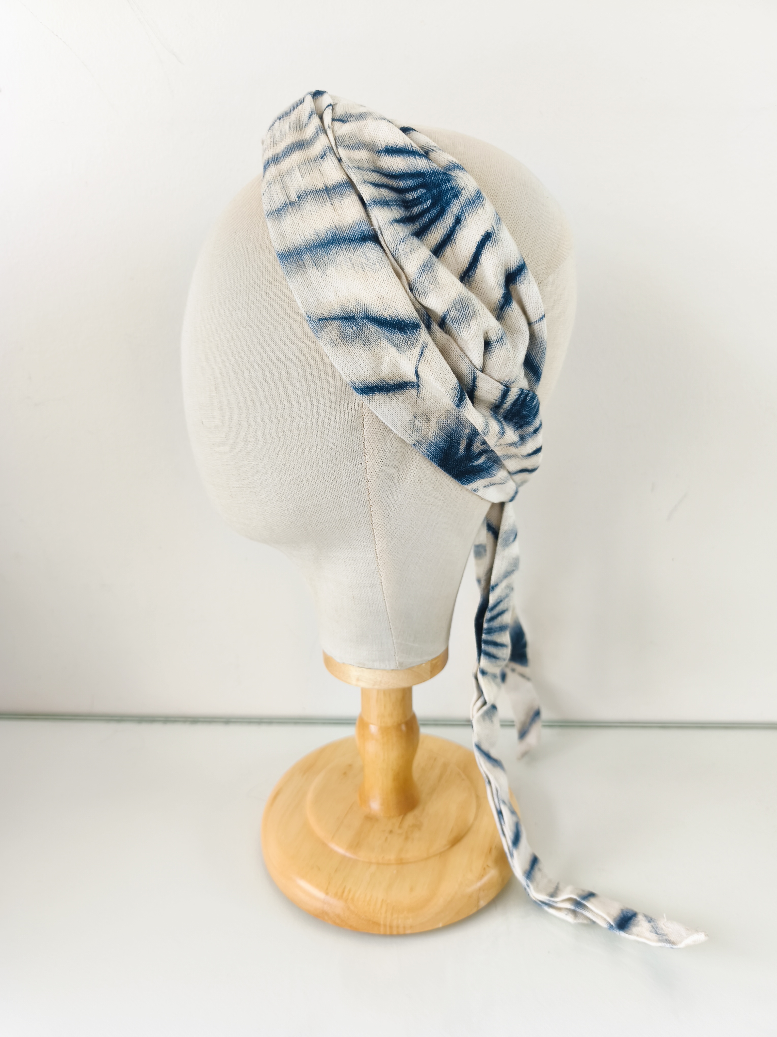 Bandeau bleu et blanc