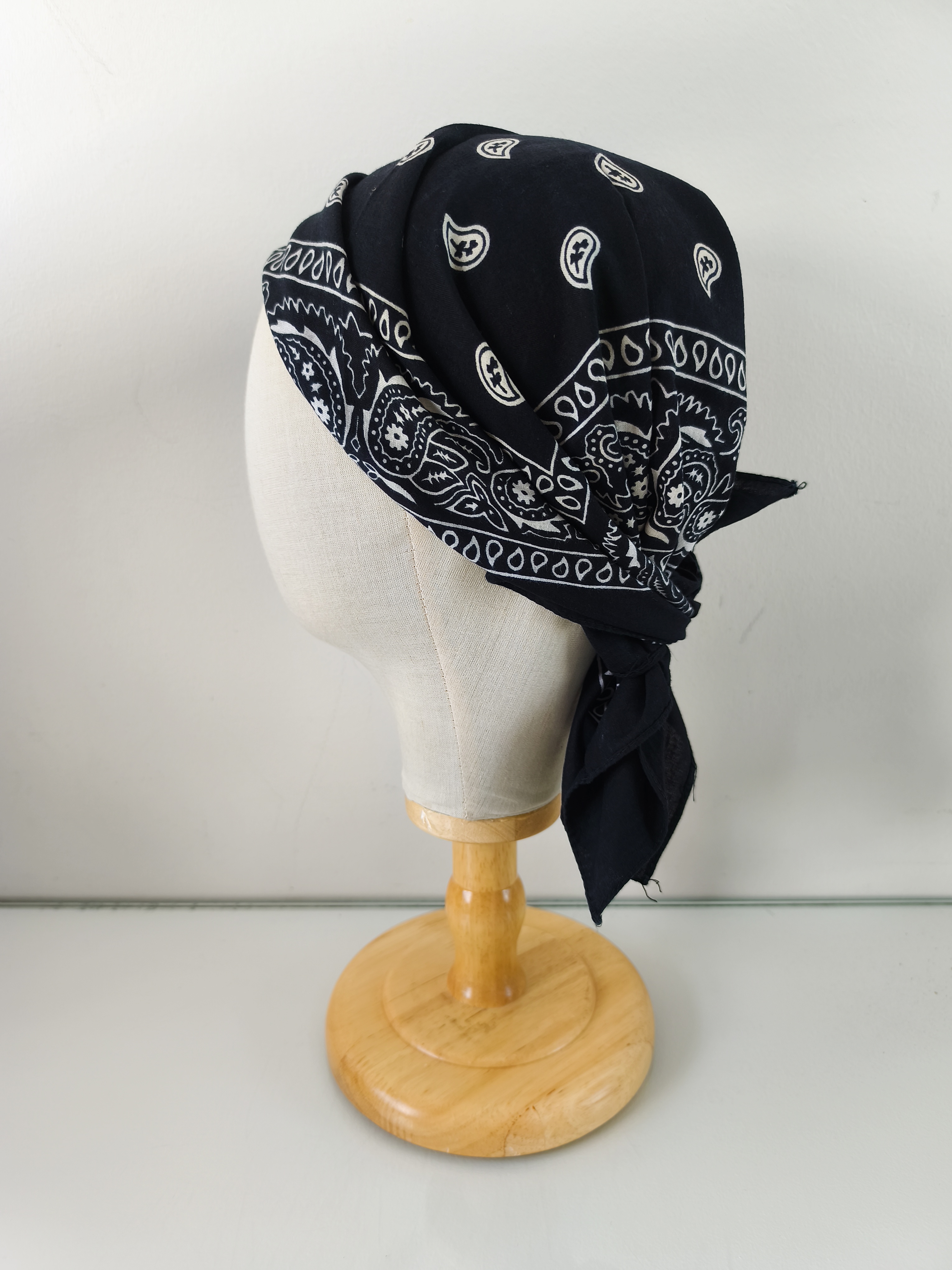Foulard bandana carré 50x50cm 100% coton