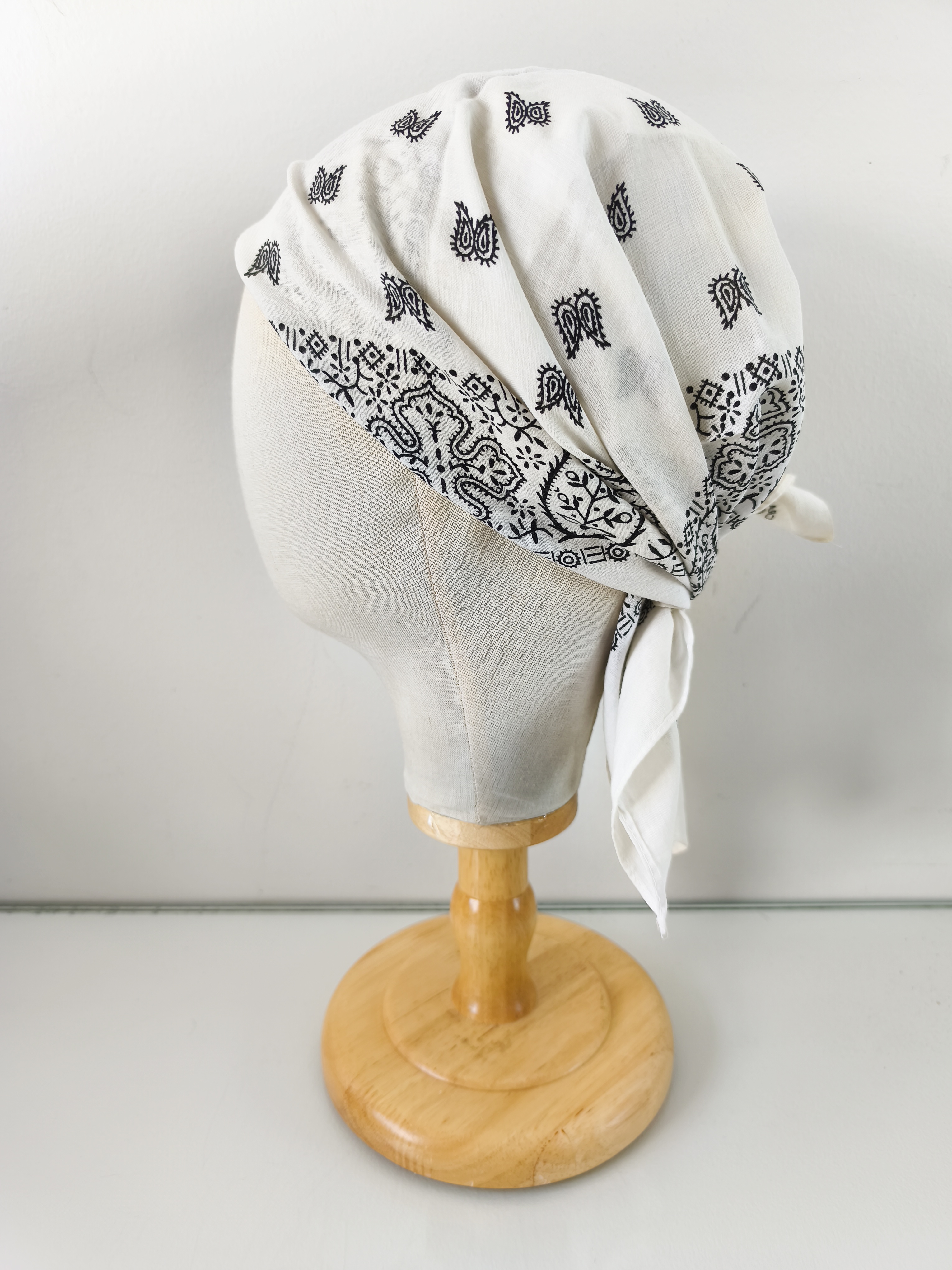 Foulard bandana carré 50x50cm 100% coton