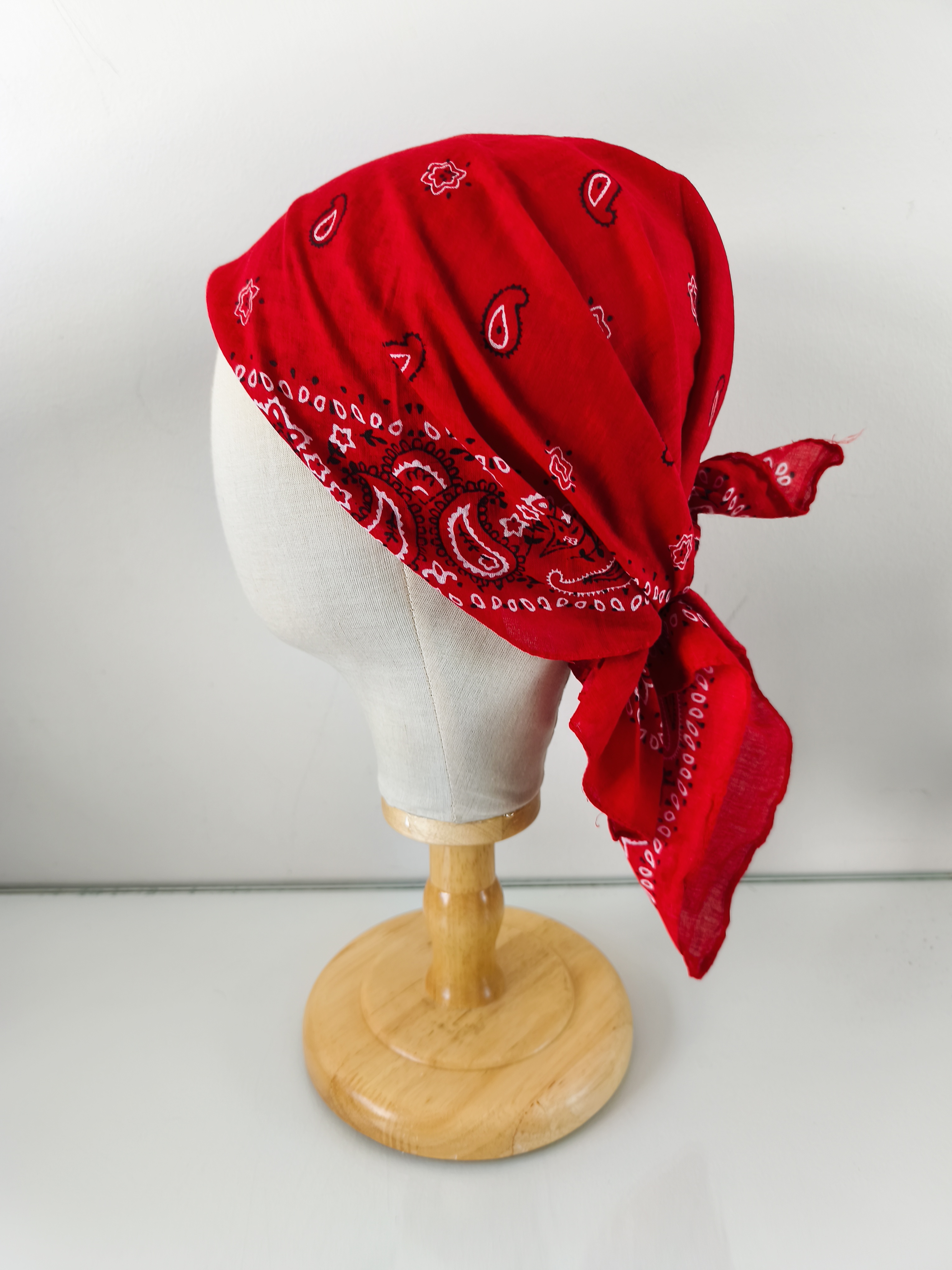 Foulard bandana carré 50x50cm 100% coton