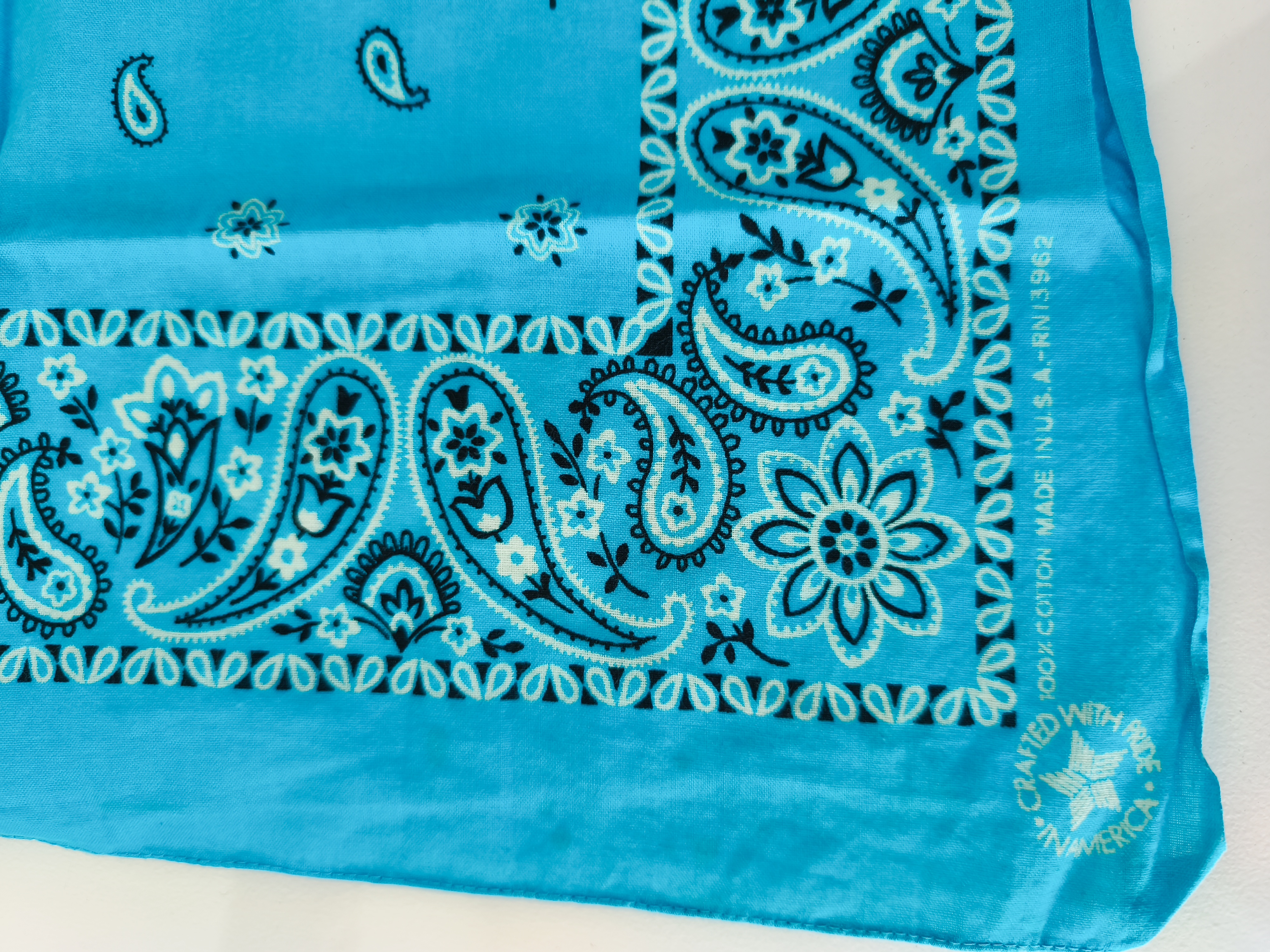 Foulard bandana carré 50x50cm 100% coton – Image 2