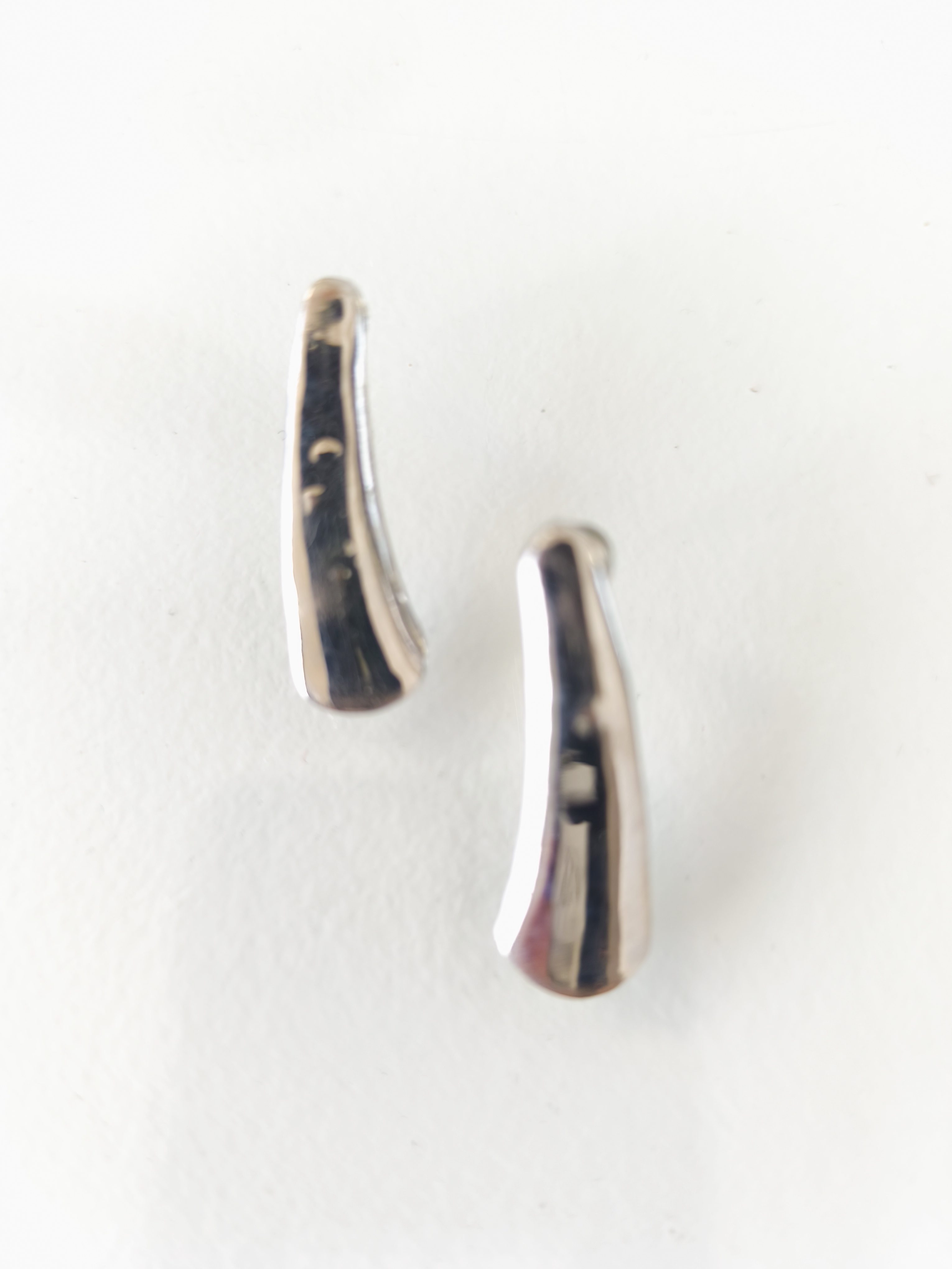 Boucles d'oreilles argentées (003)