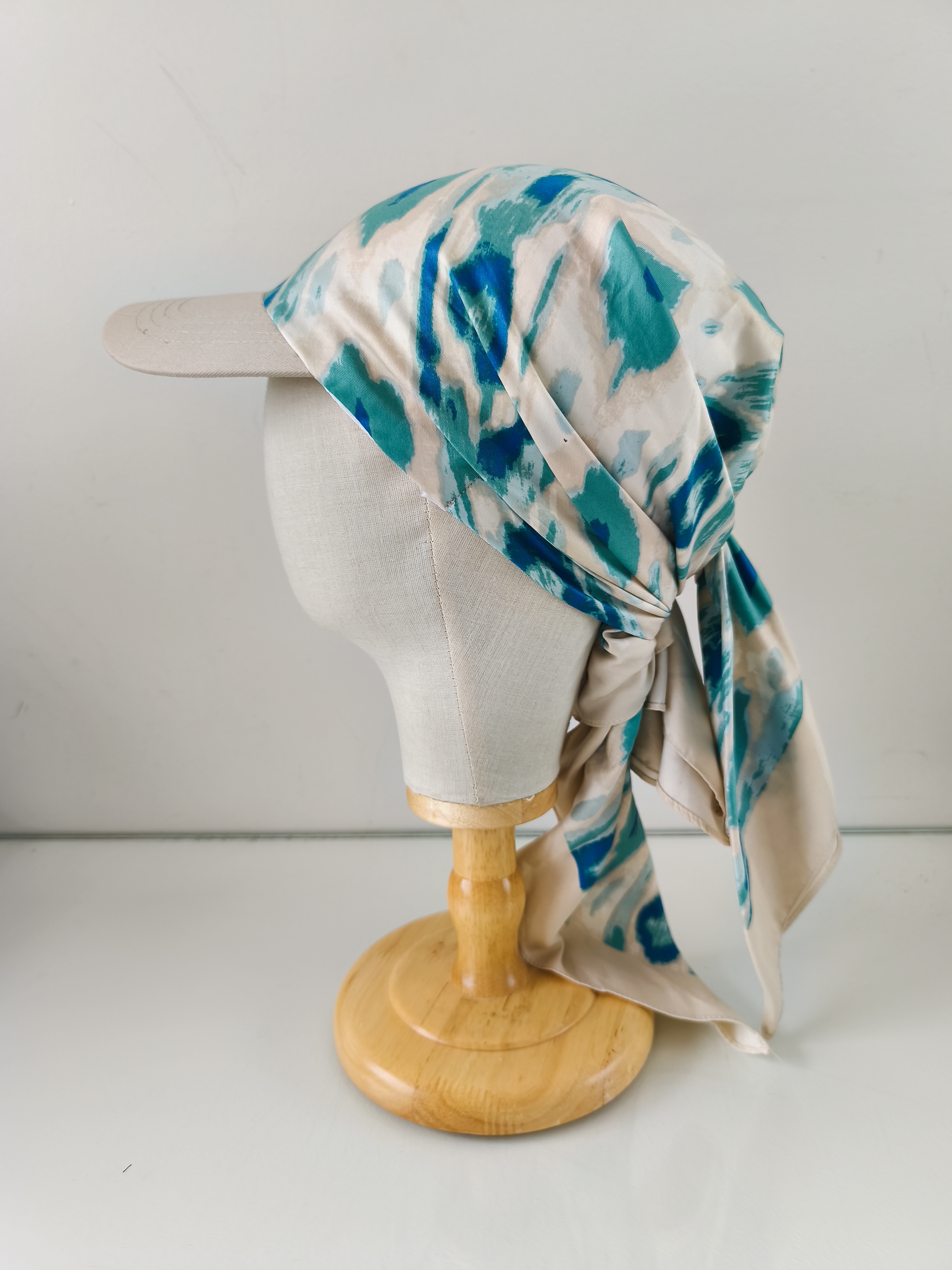 Casquette foulard