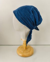 Bonnet bleu facon jean 100% cotontrace