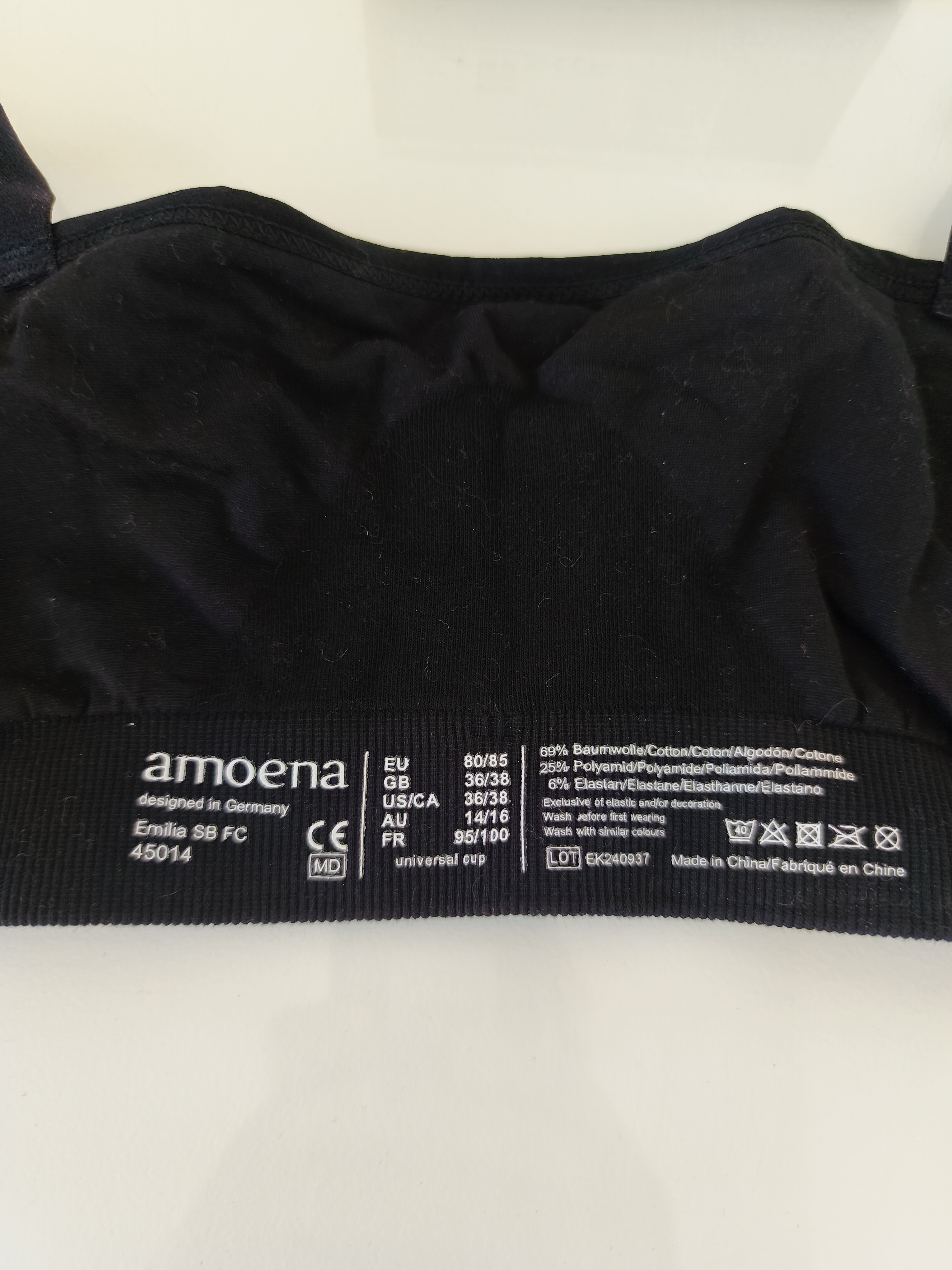 Brassière Amoena Emilia SB FC taille 95/100 – Image 4
