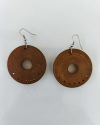 Boucles d'oreilles bois (n31)
