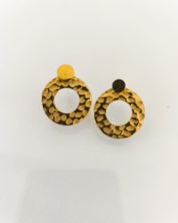 Boucles d'oreilles dorées (n31)