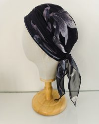 Bonnet foulard à nouer Focus Care 95% bambou