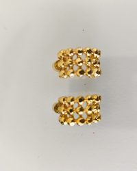 Boucles d'oreilles dorées (n031)