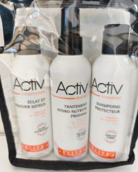 Shampoing, après shampoing et spray coiffant Elite Hair International