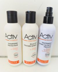 Shampoing, après shampoing et spray coiffant Elite Hair International