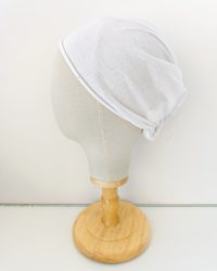 Bonnet tube blanc