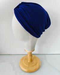 Bonnet classique bleu 95% bambou