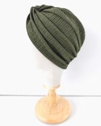 Bonnet kaki texturé