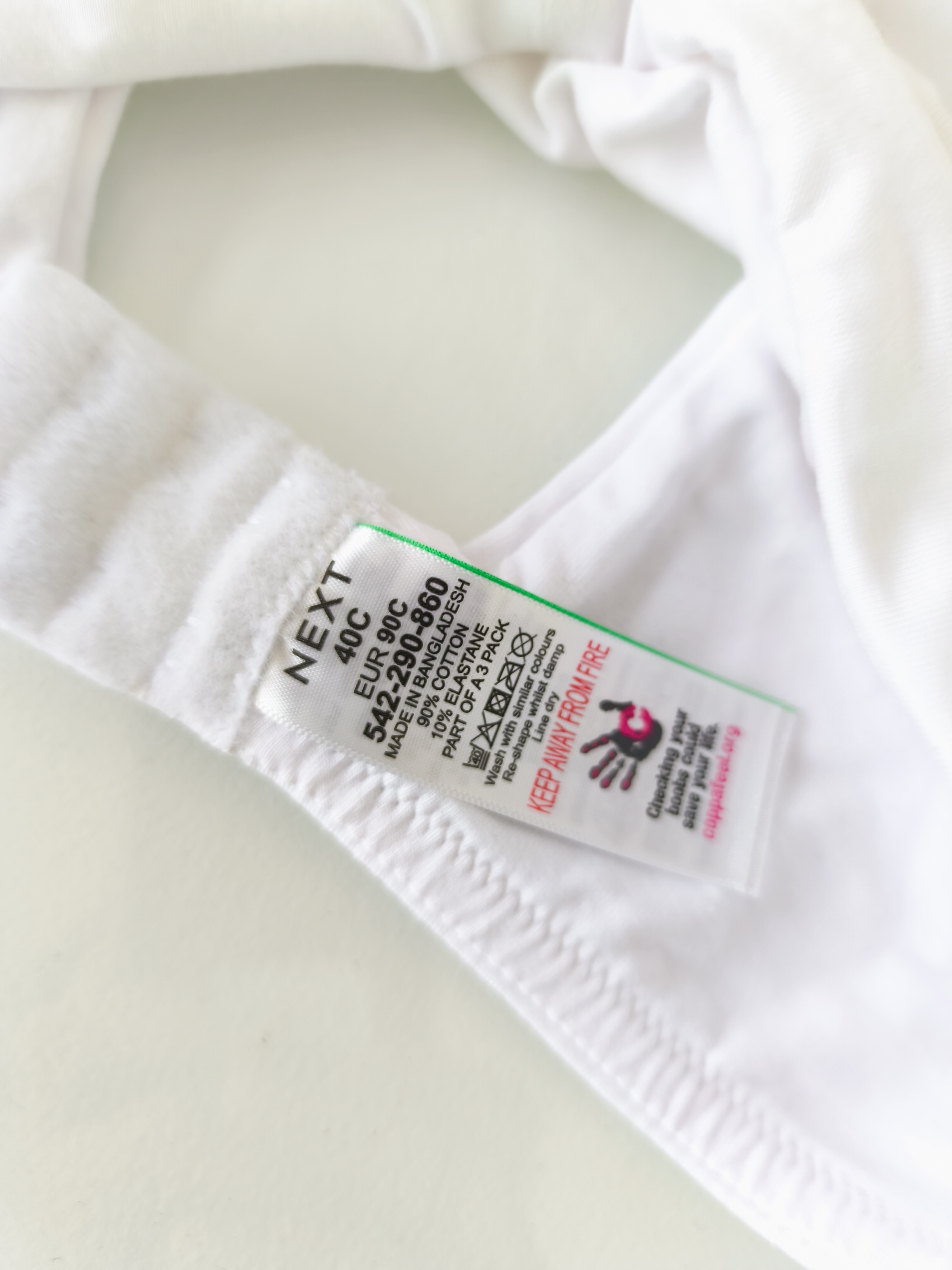 Soutien gorge NEXT 90% coton 90C – Image 3