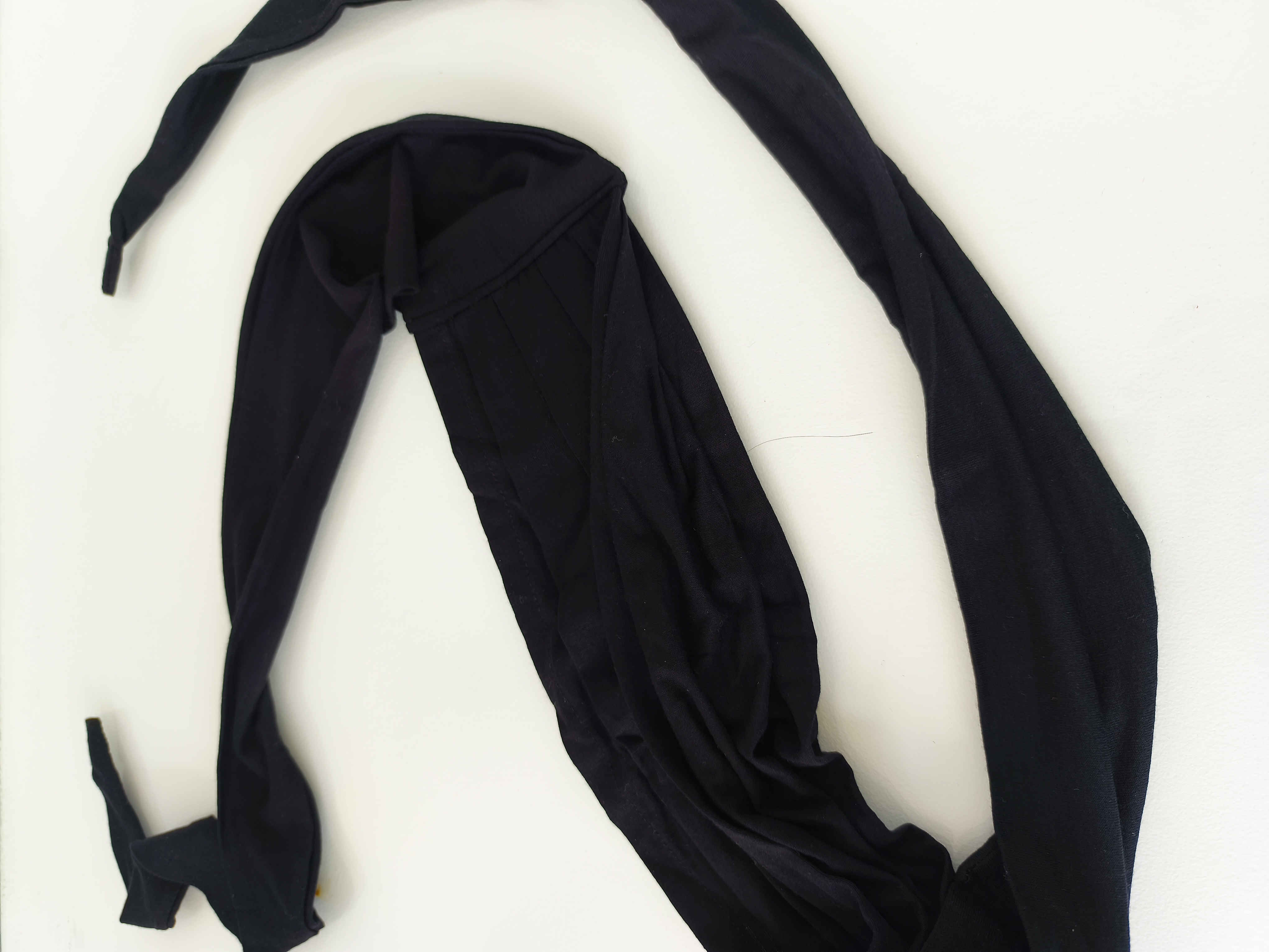 Bonnet et bandeau 2 en 1 noir marque Foudre – Image 3