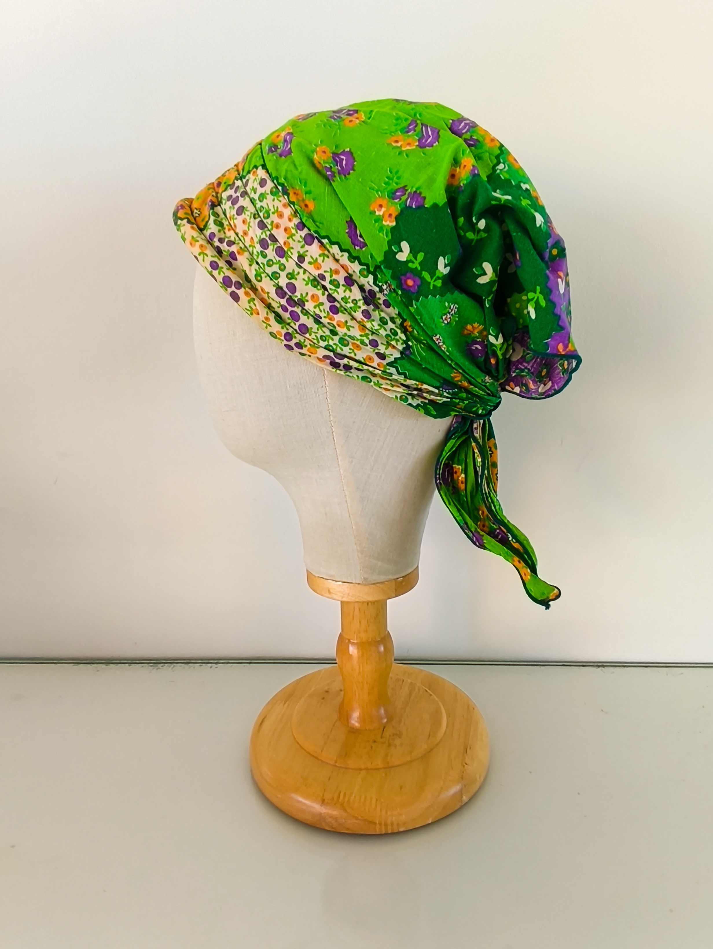 Foulard casquette à nouer 100% coton