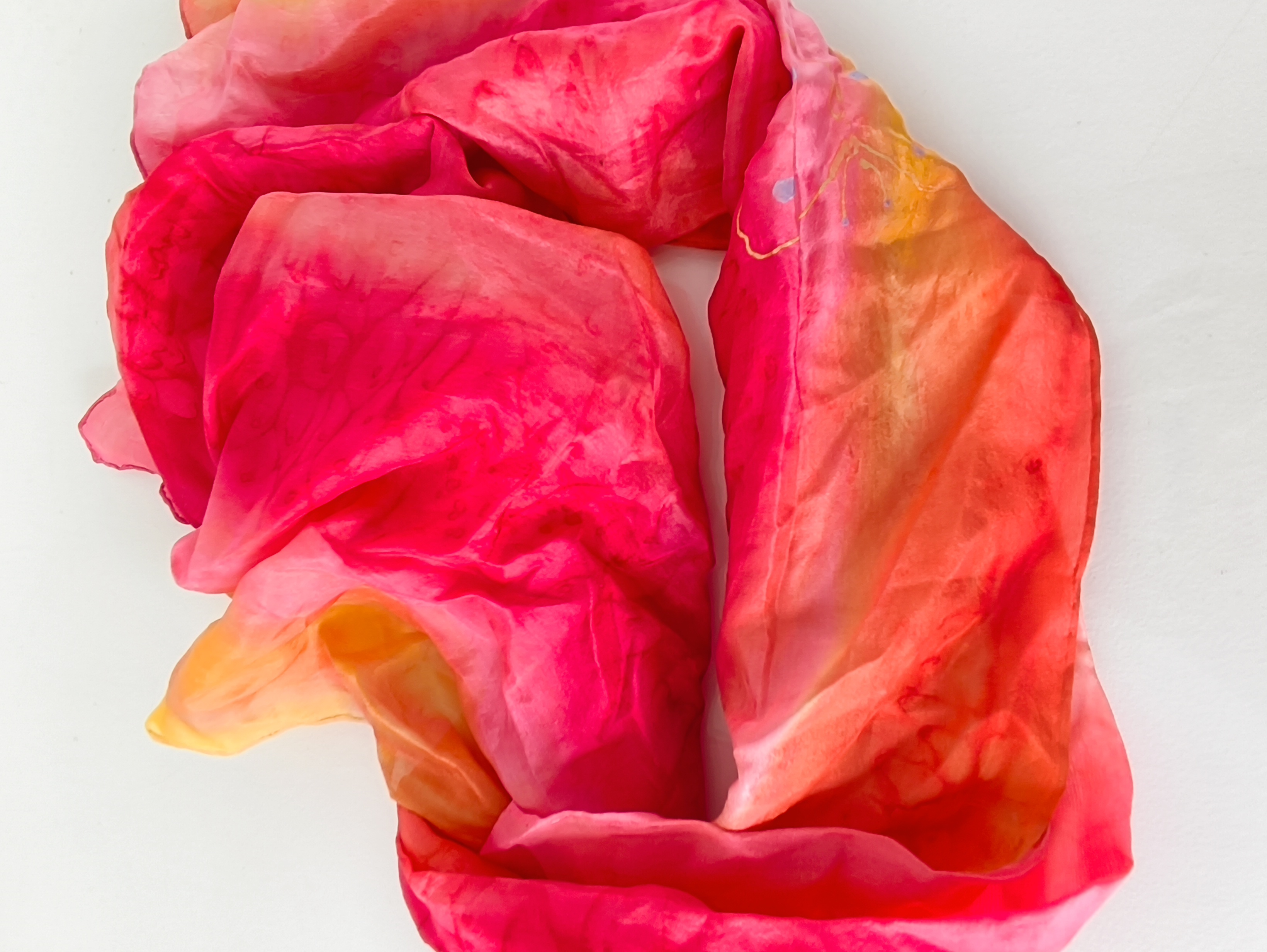 Foulard long 46x140cm en soie – Image 2