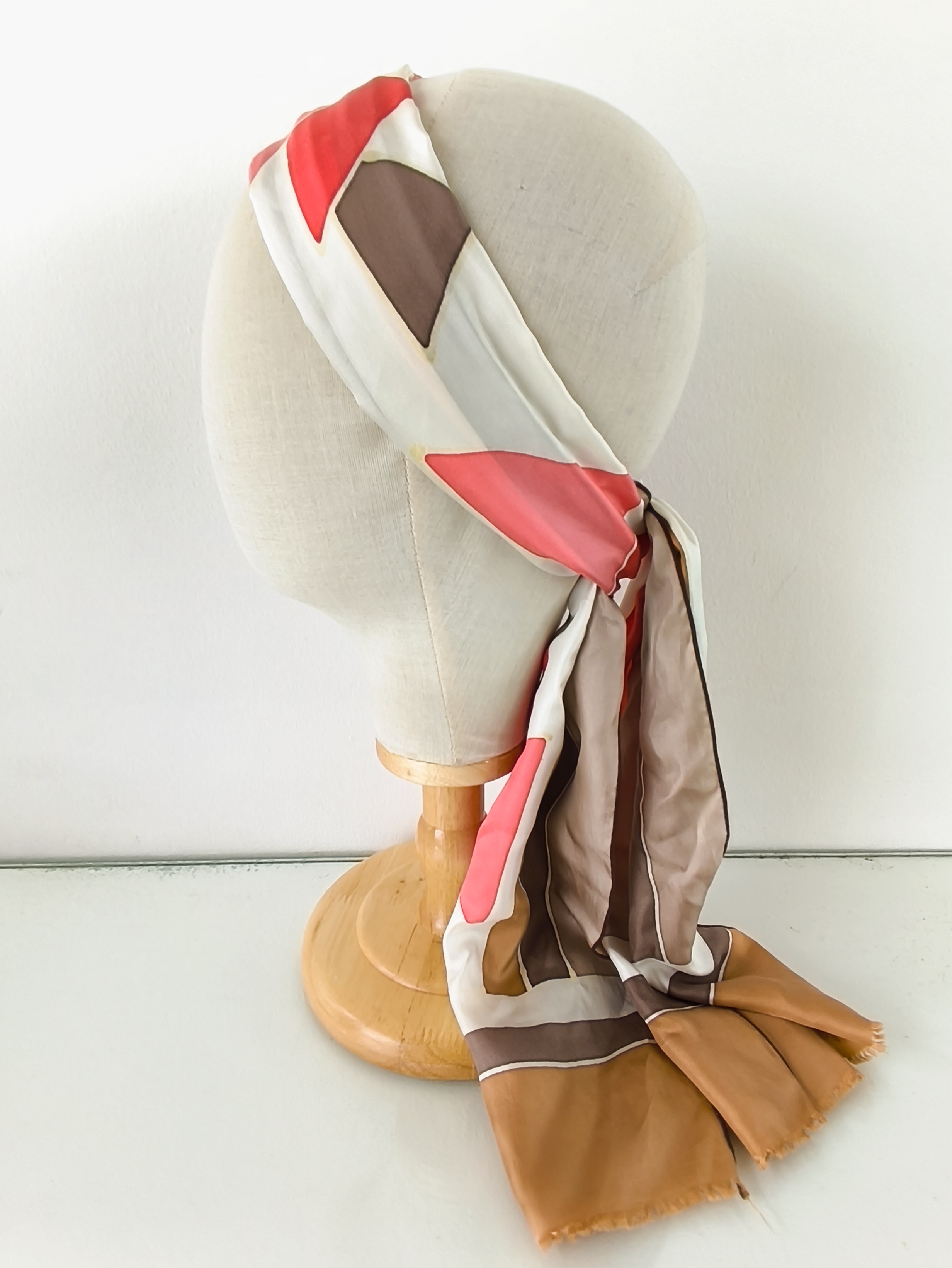 Foulard long en soie 40x135cm