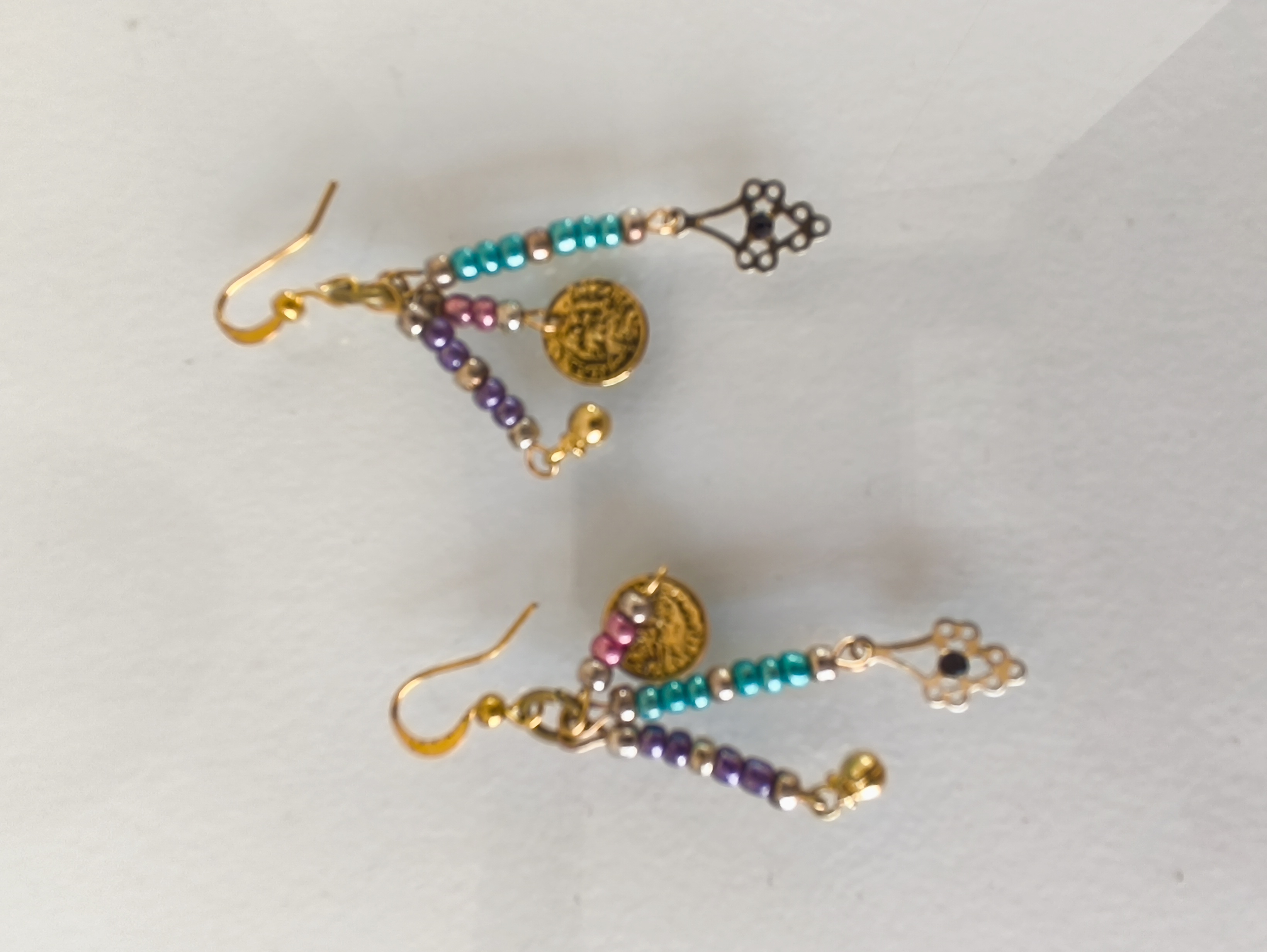 Boucles d'oreilles pendantes (n122)