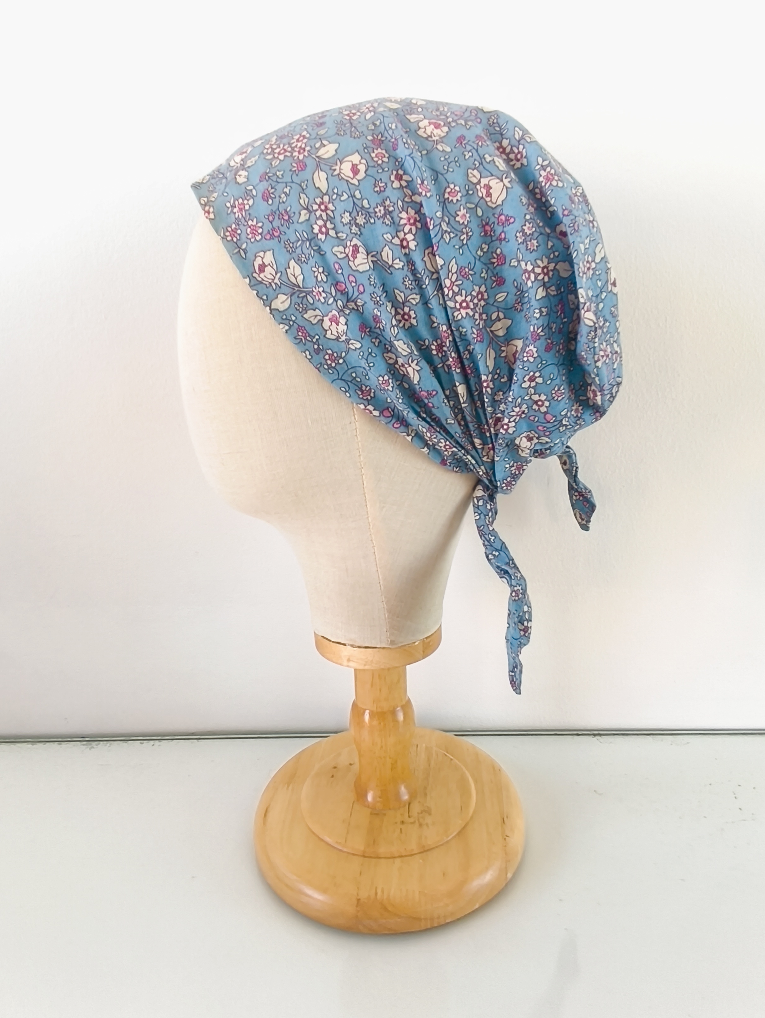 Bonnet facon turban 100% coton