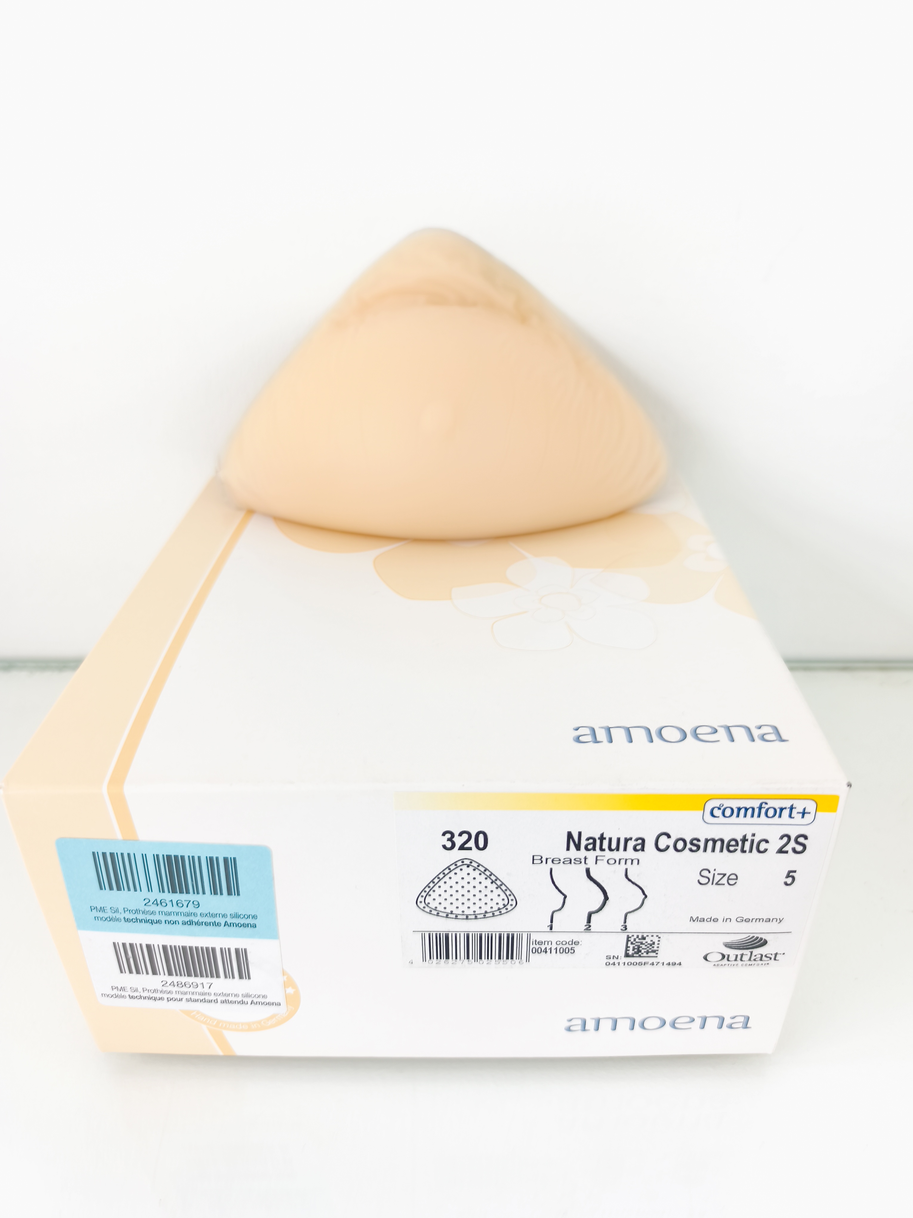 Prothèse mammaire Amoena Natura Cosmetic 2S taille 5