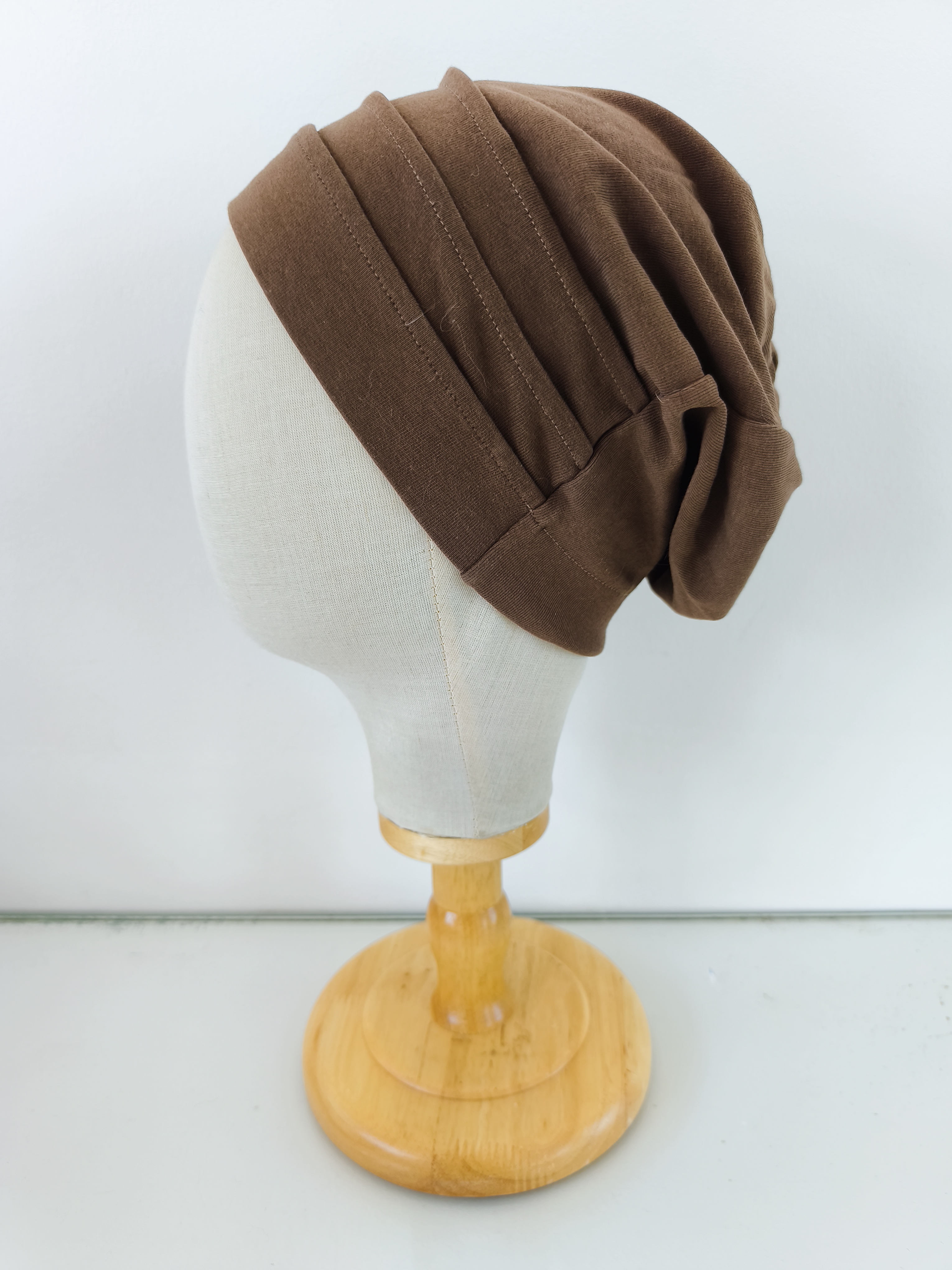 Bonnet marron OSVYO 100% coton