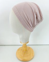 Bonnet strass nude