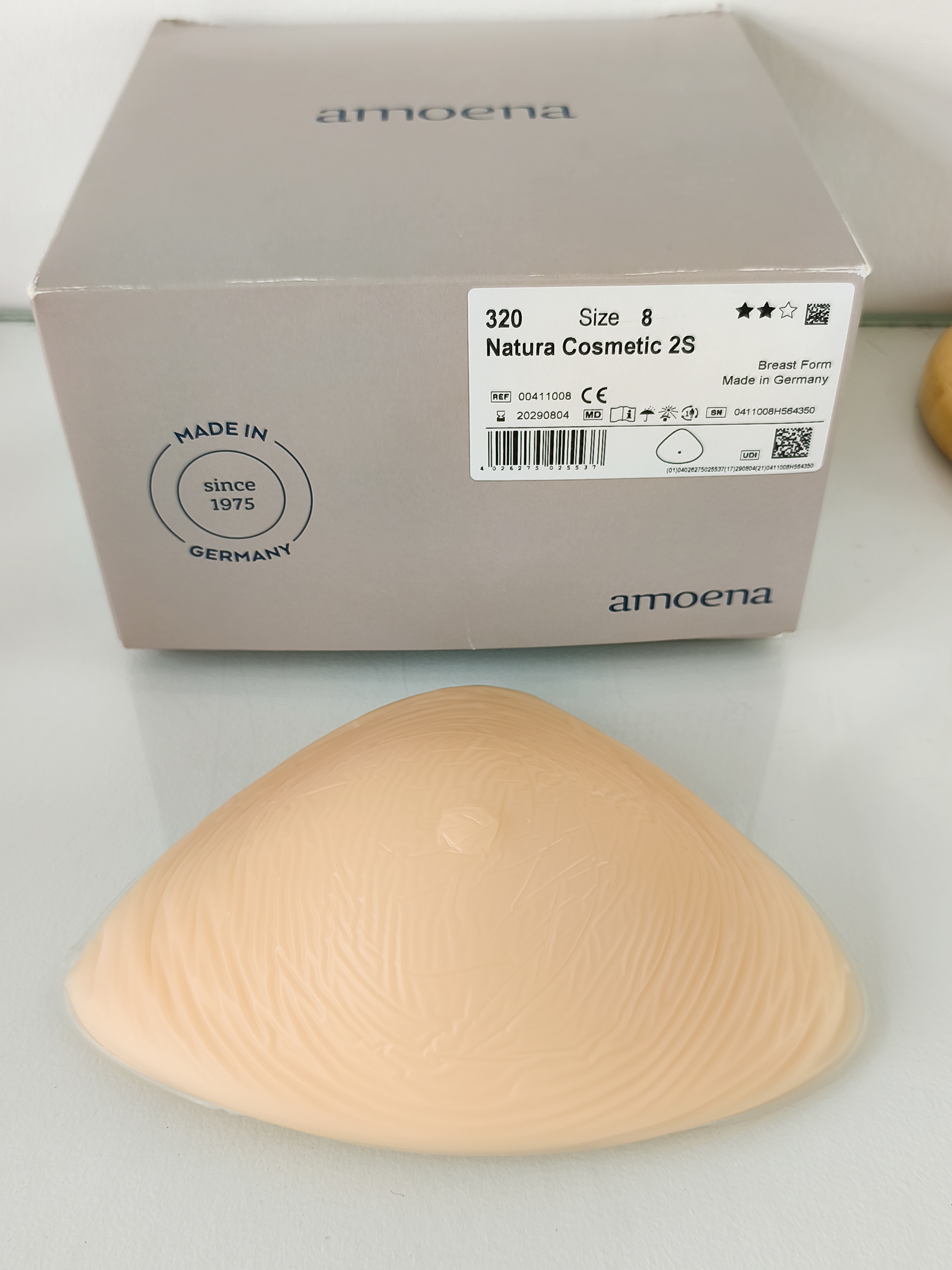 Prothèse mammaire Amoena Natura Cosmetic 2S taille 8